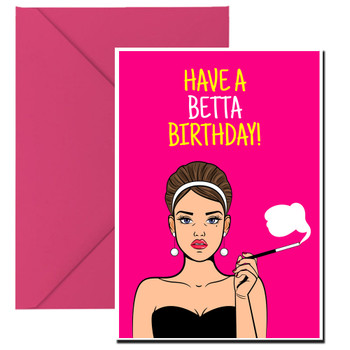 Much Betta Birthday Gay Lgbt Birthday Card Much Betta Birthday Gay Lgbt Birthday Card