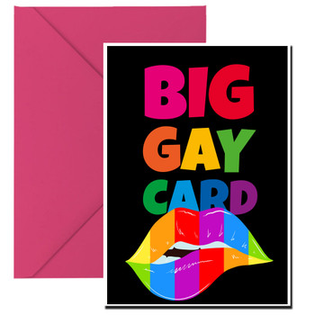 The Big Gay Card 2 Gay Lgbt Birthday Card The Big Gay Card 2 Gay Lgbt Birthday Card