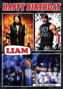 Aj Styles New Design 1 Ke Birthday Card Aj Styles New Design 1 Ke Birthday Card