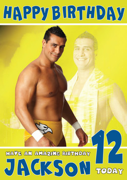Alberto Del Rio 1 Wwe Birthday Card Alberto Del Rio 1 Wwe Birthday Card