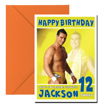 Alberto Del Rio 1 Wwe Birthday Card