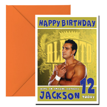 Alberto Del Rio 2 Wwe Birthday Card Alberto Del Rio 2 Wwe Birthday Card