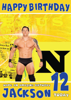 Barrett Nexus Wwe Birthday Card