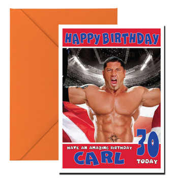 Batista 1 Wwe Birthday Card Batista 1 Wwe Birthday Card