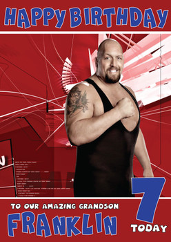 Big Show 3 Wwe Birthday Card Big Show 3 Wwe Birthday Card