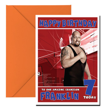 Big Show 3 Wwe Birthday Card Big Show 3 Wwe Birthday Card