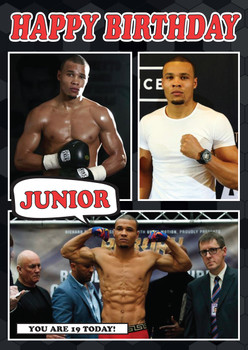 Chris Eubank Jr Boxing Card Ke Birthday Card