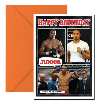 Chris Eubank Jr Boxing Card Ke Birthday Card