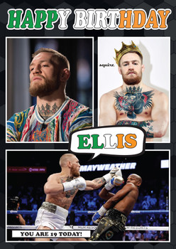 Conor Mcgregor New Design 2 Ke Birthday Card