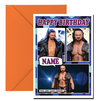 Drew Mcintyre New Design 1 Ke Birthday Card