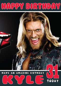 Edge 2 Wwe Birthday Card Edge 2 Wwe Birthday Card