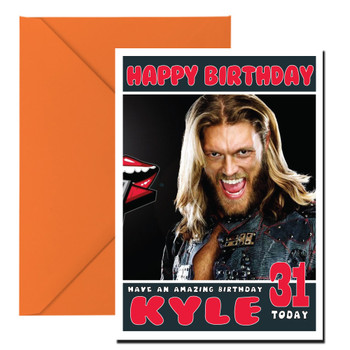 Edge 2 Wwe Birthday Card Edge 2 Wwe Birthday Card
