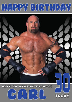 Goldberg 2 Wwe Birthday Card Goldberg 2 Wwe Birthday Card