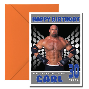 Goldberg 2 Wwe Birthday Card Goldberg 2 Wwe Birthday Card