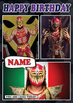 Gran Metalik New Design 1 Ke Birthday Card