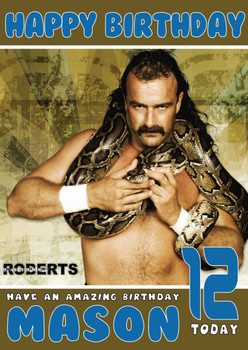 Jake Roberts Wwe Birthday Card