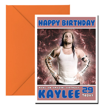 Jeff Hardy 2 Wwe Birthday Card Jeff Hardy 2 Wwe Birthday Card