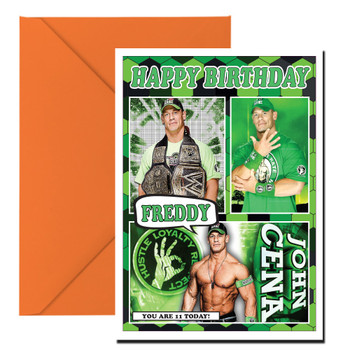 John Cena New Design 1 Ke Birthday Card John Cena New Design 1 Ke Birthday Card