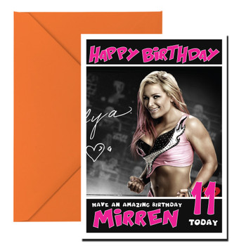 Natalya Wwe Birthday Card Natalya Wwe Birthday Card