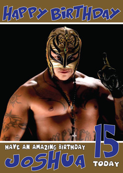 Rey Mysterio 1 Wwe Birthday Card