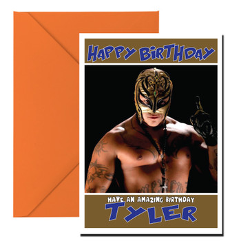 Rey Mysterio 1 Wwe Birthday Card