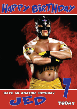 Rey Mysterio 2 Wwe Birthday Card