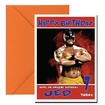 Rey Mysterio 2 Wwe Birthday Card