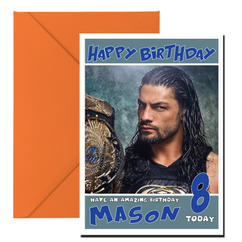 Roman Reigns 1 Wwe Birthday Card