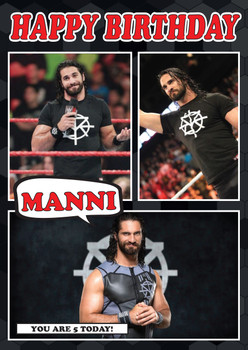 Seth Rollins New Design 1 Ke Birthday Card Seth Rollins New Design 1 Ke Birthday Card