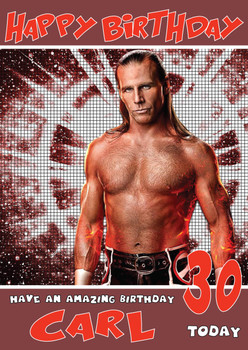 Shawn Michaels 1  Wwe Birthday Card Shawn Michaels 1  Wwe Birthday Card