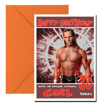 Shawn Michaels 1  Wwe Birthday Card Shawn Michaels 1  Wwe Birthday Card