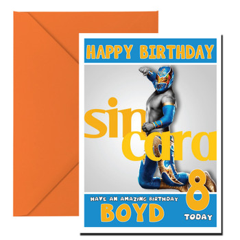 Sin Cara 2 Wwe Birthday Card