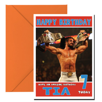 Star Seth Wwe Birthday Card Star Seth Wwe Birthday Card