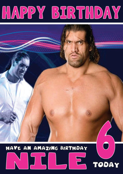 The Great Khali 2 Wwe Birthday Card