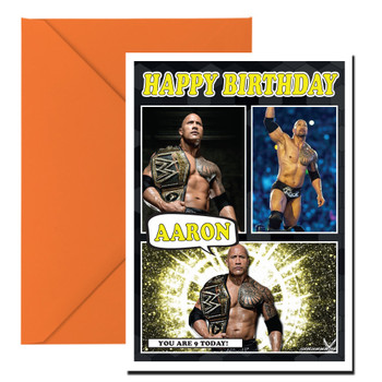 The Rock New Design 1 Ke Birthday Card The Rock New Design 1 Ke Birthday Card
