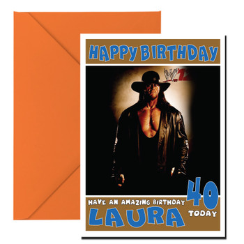 Undertaker 2 Wwe Birthday Card