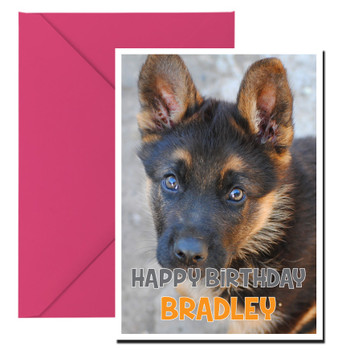 Funny Alsation 1 Birthday Card Funny Alsation 1 Birthday Card
