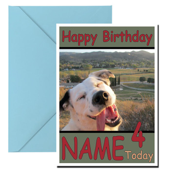 Funny Happy Dog Selfie Birthday Card Funny Happy Dog Selfie Birthday Card
