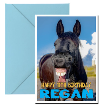 Funny Horse 1 Birthday Card Funny Horse 1 Birthday Card