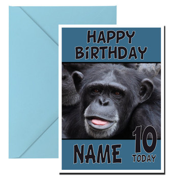 Funny Monkey 1 (2) Birthday Card