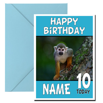 Funny Monkey 4 (2) Birthday Card