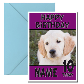 Funny Puppy 2 Birthday Card Funny Puppy 2 Birthday Card