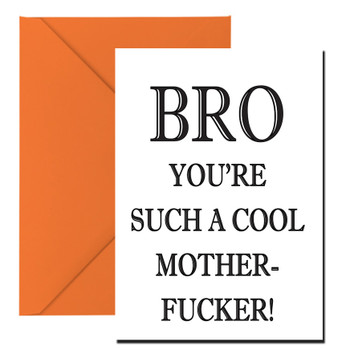 Bro Your Such A Cool Birthday Card