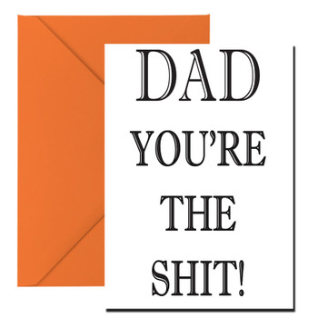 Dad Your The Shit Birthday Card Dad Your The Shit Birthday Card