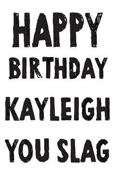 Happy Birthday Slg Birthday Card Happy Birthday Slg Birthday Card