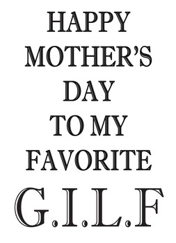 Happy Mothers Day Gilf Birthday Card Happy Mothers Day Gilf Birthday Card
