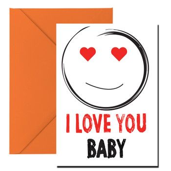 I Love You Baby Birthday Card I Love You Baby Birthday Card