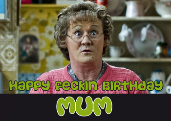 Mrs Brown Birthday 1 Birthday Card Mrs Brown Birthday 1 Birthday Card