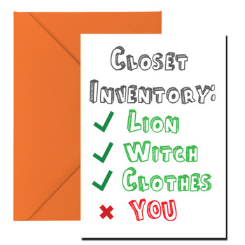 Out The Closet Birthday Card