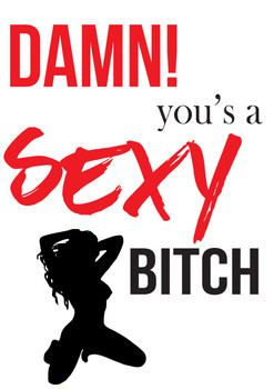 Sexy Bitch Birthday Card Sexy Bitch Birthday Card